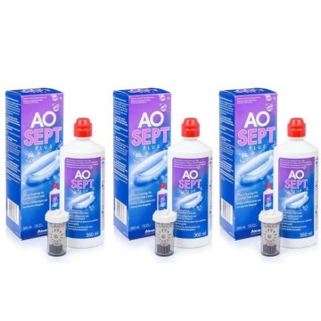 AOSEPT Plus Cleaning Disinfecting Solution 3 x 360ml